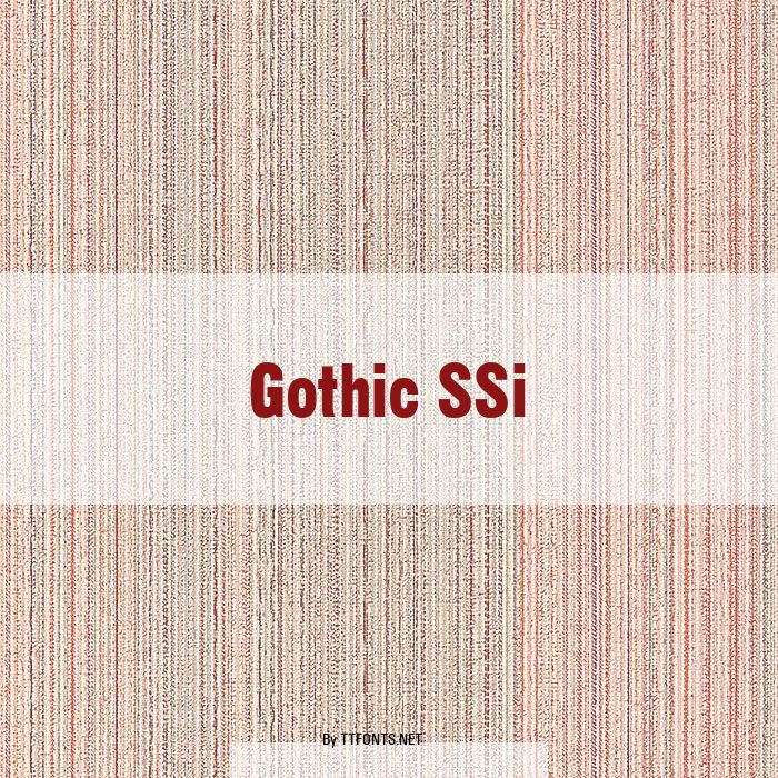 Gothic SSi example